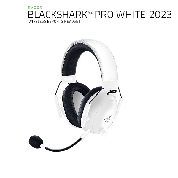 레이저코리아  BlackShark V2 Pro White 2023 에디션 게이밍 무선헤드셋