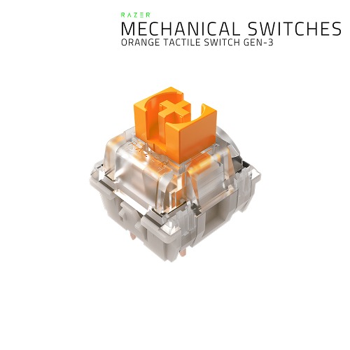 레이저코리아 기계식 스위치 팩 - 오렌지 축 Razer Mechanical Switches Pack – Orange Tactile Switch
